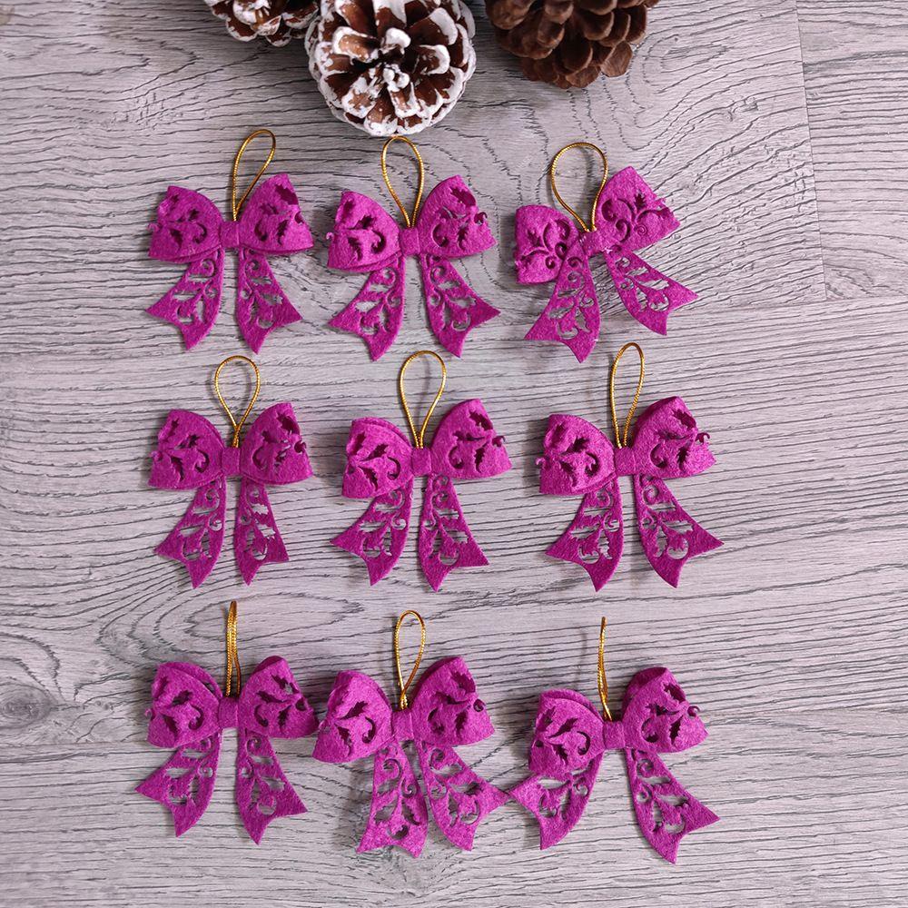 KUNHEV Set 5 Phụ Kiện Trang Trí Giáng Sinh / Năm Mới Mini