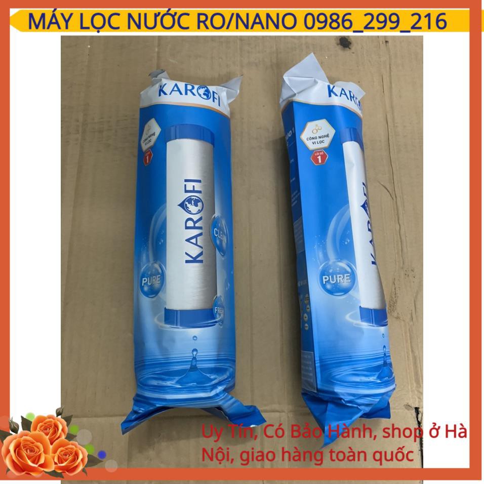 Combo gồm: 2 Lõi Số 1,1 Lõi 2, 1 Lõi 3 Karofi Chính Hãng/ Lõi Lọc 123 Thay Cho Các Máy Lọc