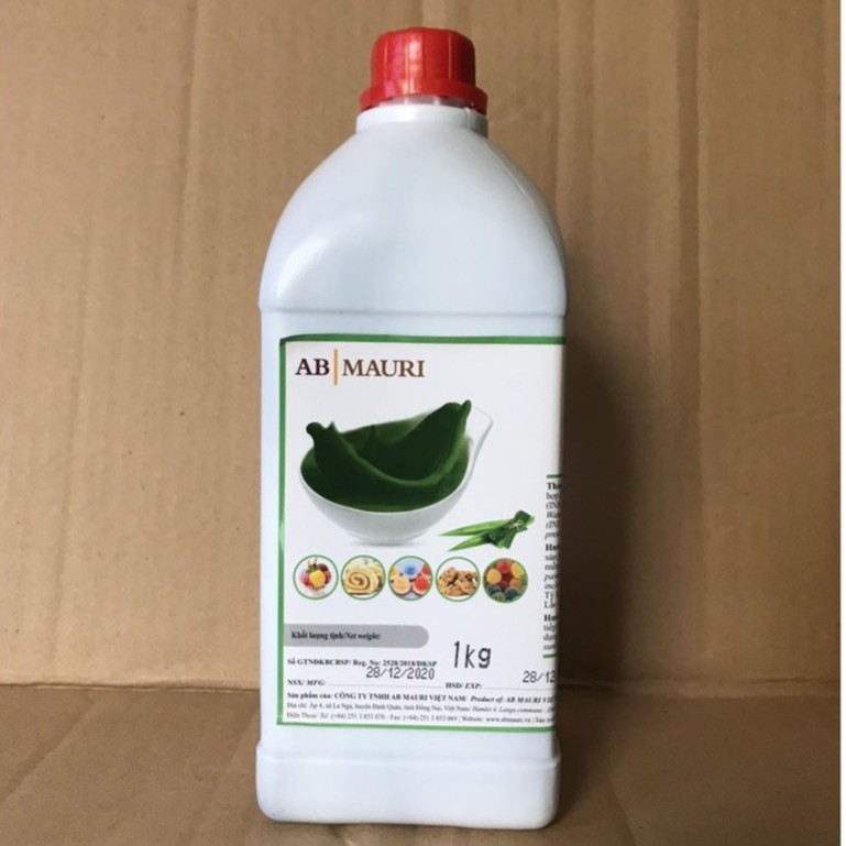 Hương Lá Dứa Mauri 1L♻️FREE SHIP♻️ có màu và mùi dứa