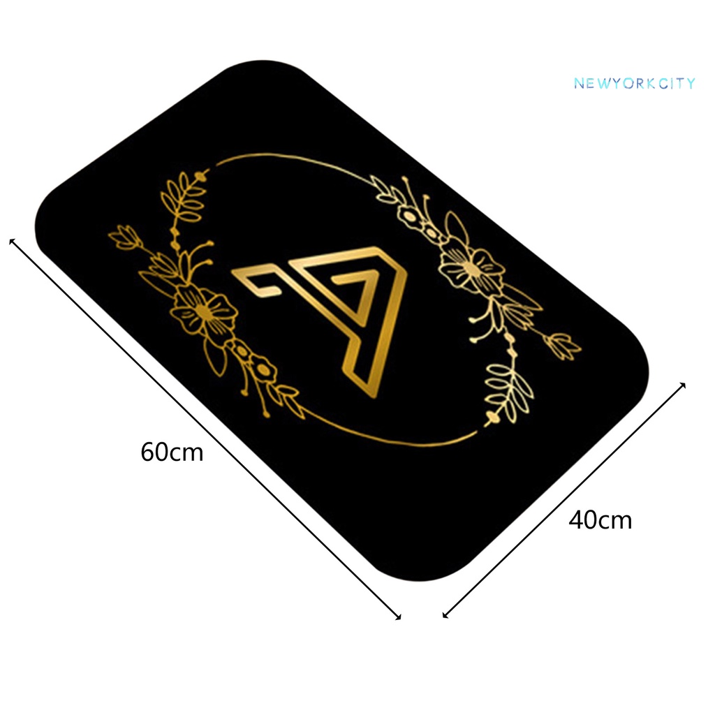 Thảm Chùi Chân Chống Trượt Thấm Hút Tốt In Chữ Đáng Yêu