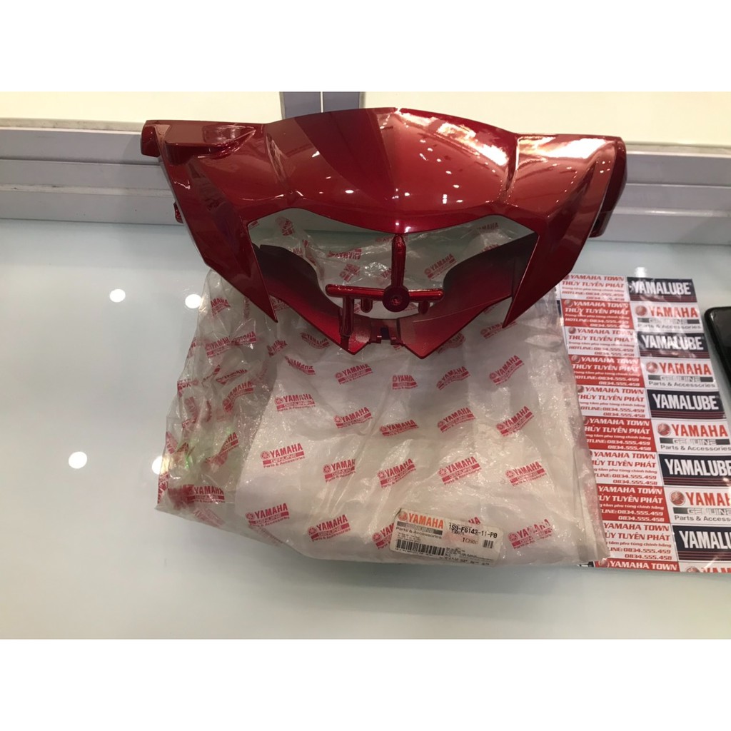 Ốp đầu trước đỏ sẫm Ex 135 2007 chính hãng Yamaha