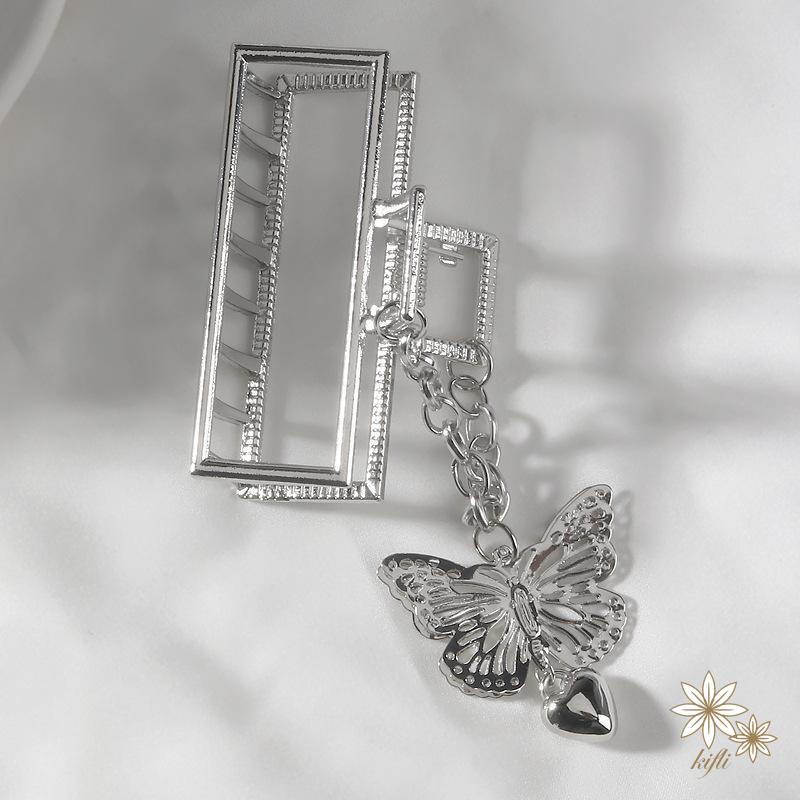 【Kifli.vn】Kẹp Tóc Hình Bướm Ba Chiều Cá Tính Thời Trang