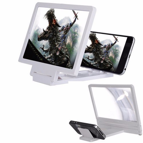 Kính phóng to màn hình điện thoại, tablet để bàn xem phim gấp gọn F1, giá đỡ điện thoại phóng đại màn hình đt xếp gọn