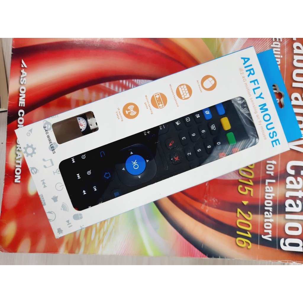 Remote Điều khiển chuột bay giọng nói học lệnh KM800- Hàng chính hãng mới 100% Tặng kèm Pin