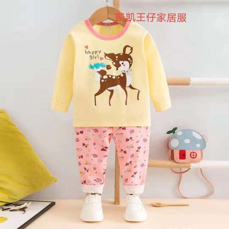 Bộ xuất Hàn dài tay trẻ em