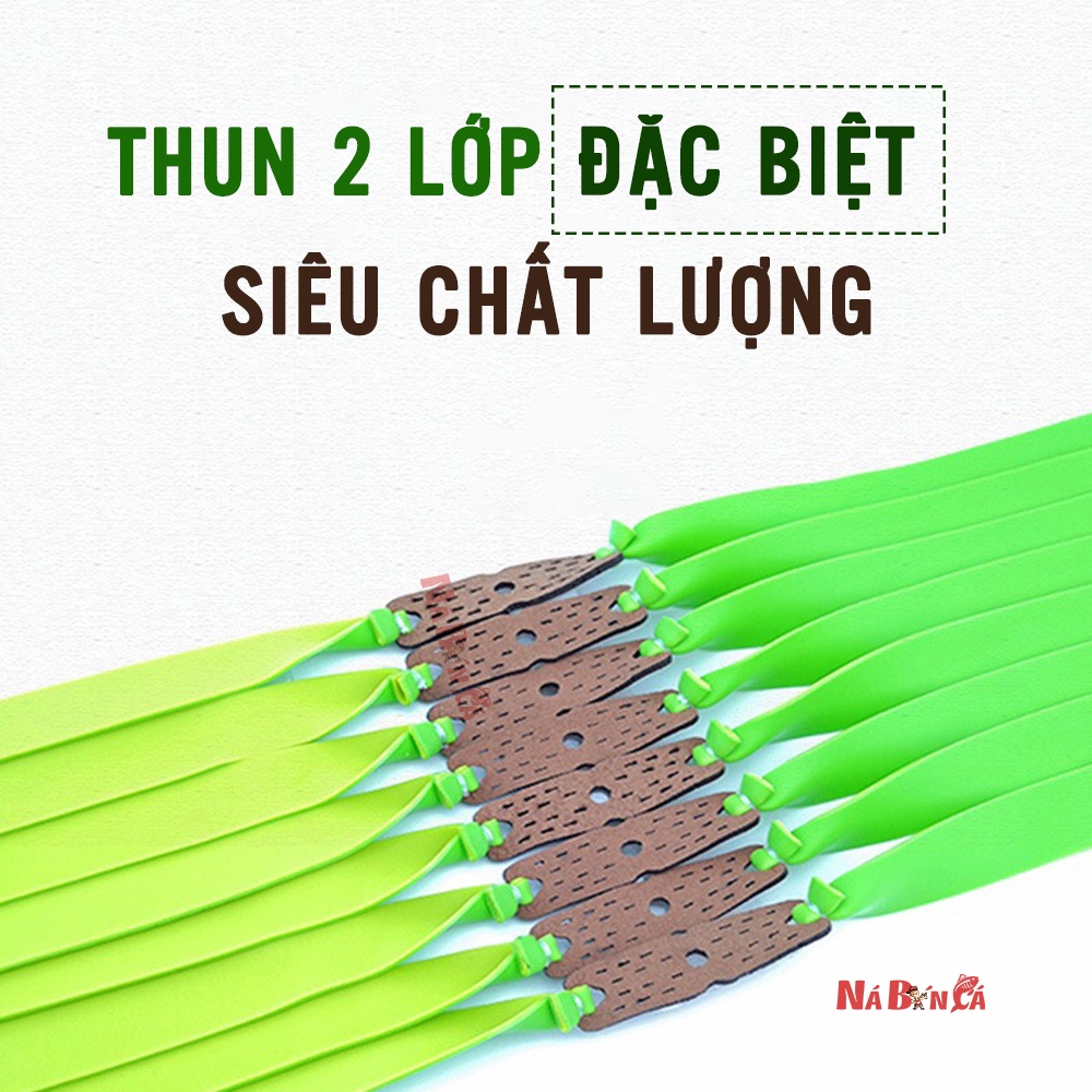 Thun ná cao su 2 lớp, dây ná cao su 2 lớp