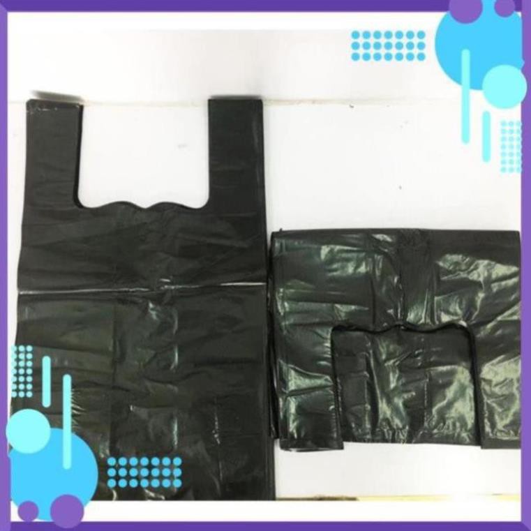 [TOP GIÁ RẺ] [1kg] Túi nilong đen hai quai Đen nhám , túi bọc xốp ,Xưởng Chai Lọ
