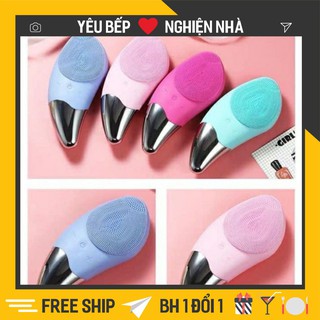 Máy rửa mặt massage nâng cơ mặt sonic facial brush cao cấp