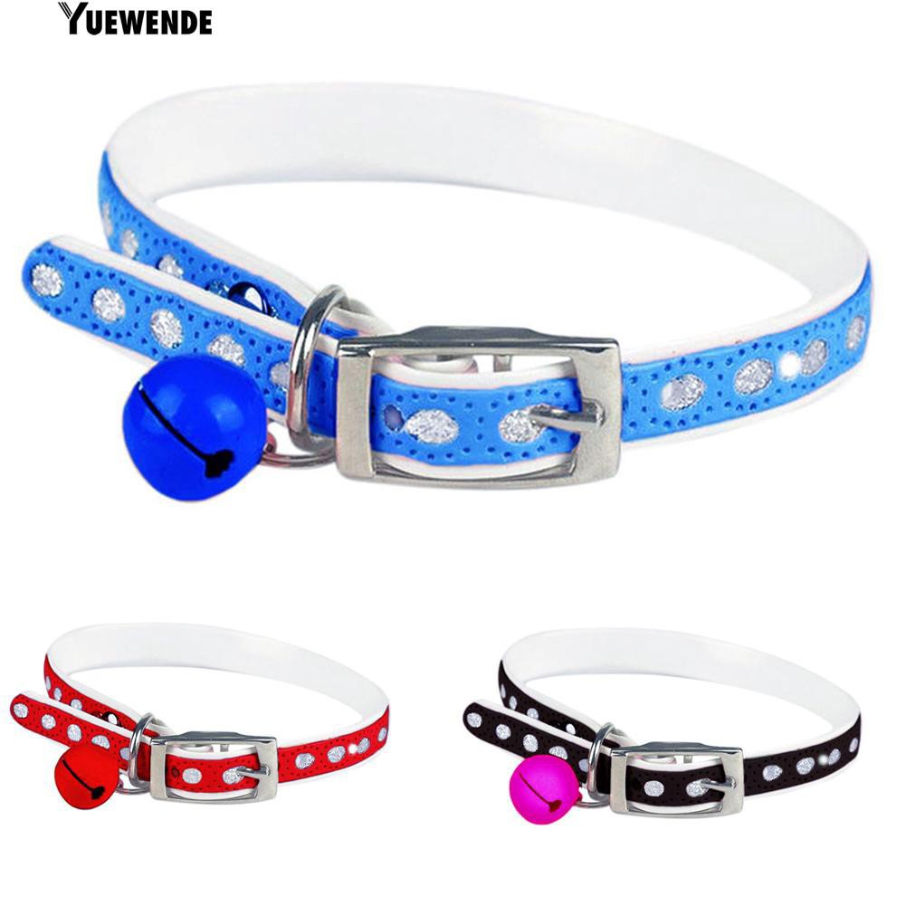 Vòng cổ da phối chuông cho thú cưng