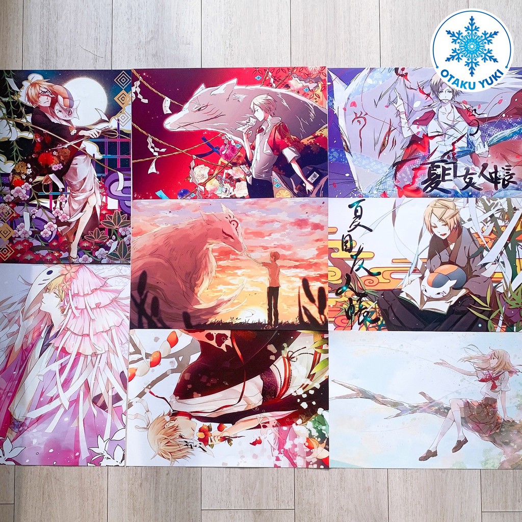 [8 Tờ] Poster Khổ A3 Anime Natsume Yuujinchou