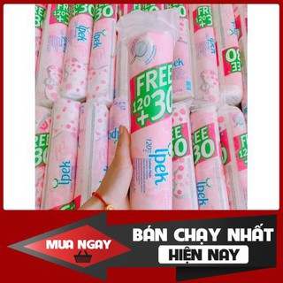 HG2303 TTe [Mẫu Mới] Bông Tẩy Trang Ipek Thổ Nhĩ Kỳ 150 (120 + 30) Miếng 46 6