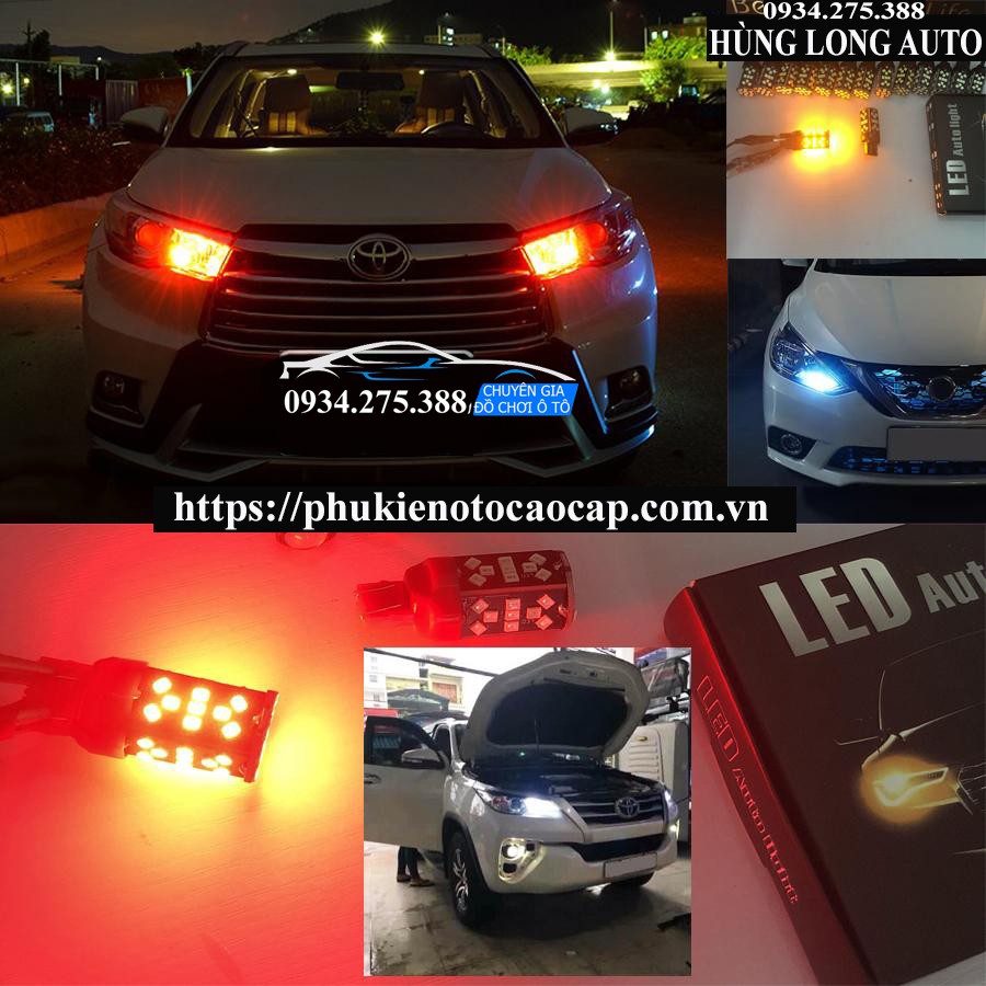 Bóng đèn LED DE MI, LĂNG TÉC  SIÊU SÁNG, CHỊU NHIỆT, BỀN BỈ cho các dòng xe