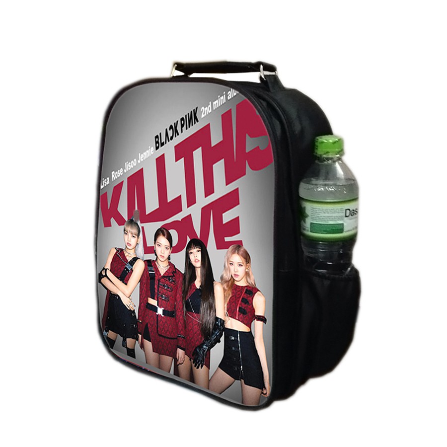 Balo 2 ngăn in hình nhóm Black Pink 9
