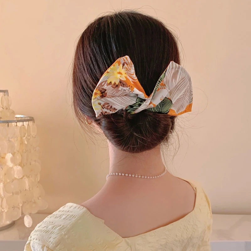 KIDSBOWS Băng Đô Cài Tóc Màu Trơn In Họa Tiết Maruko Xinh Xắn Thời Trang Cho Nữ