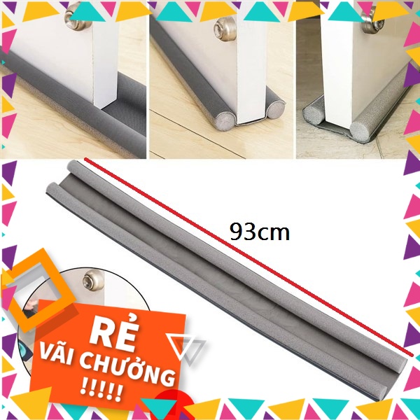 Nẹp xốp bịt đáy cửa cách nhiệt, bụi, côn trùng -Thanh chắn khe hở cửa chống thoát hơi máy lạnh _Phamthao