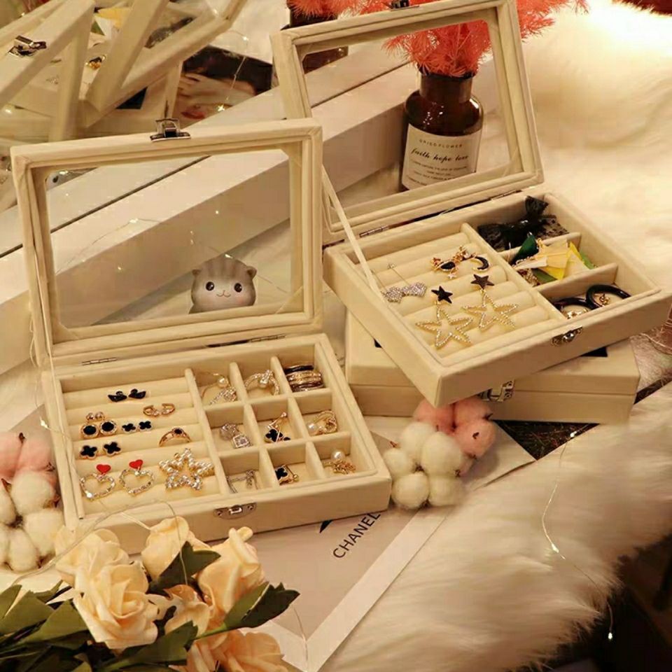 Hộp Đựng Trang Sức Chống Bụi Sử Dụng Tiện Lợi