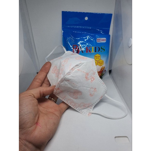 Túi 10 chiếc khẩu trang y tế 6D Mask Trẻ em từ 2- 8 tuổi
