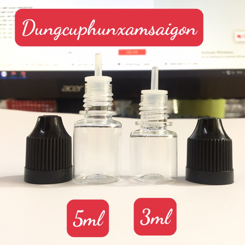 Lọ Đựng serum 5ml 3ml - Dungcuphunxamsaigon