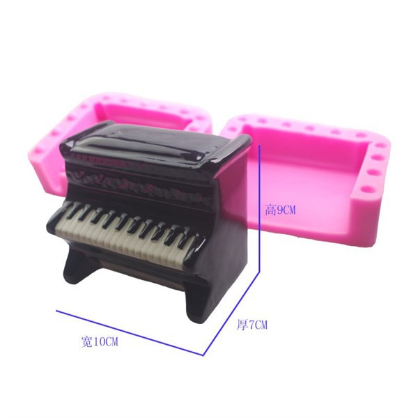 Khuôn Silicone Cây Đàn Piano