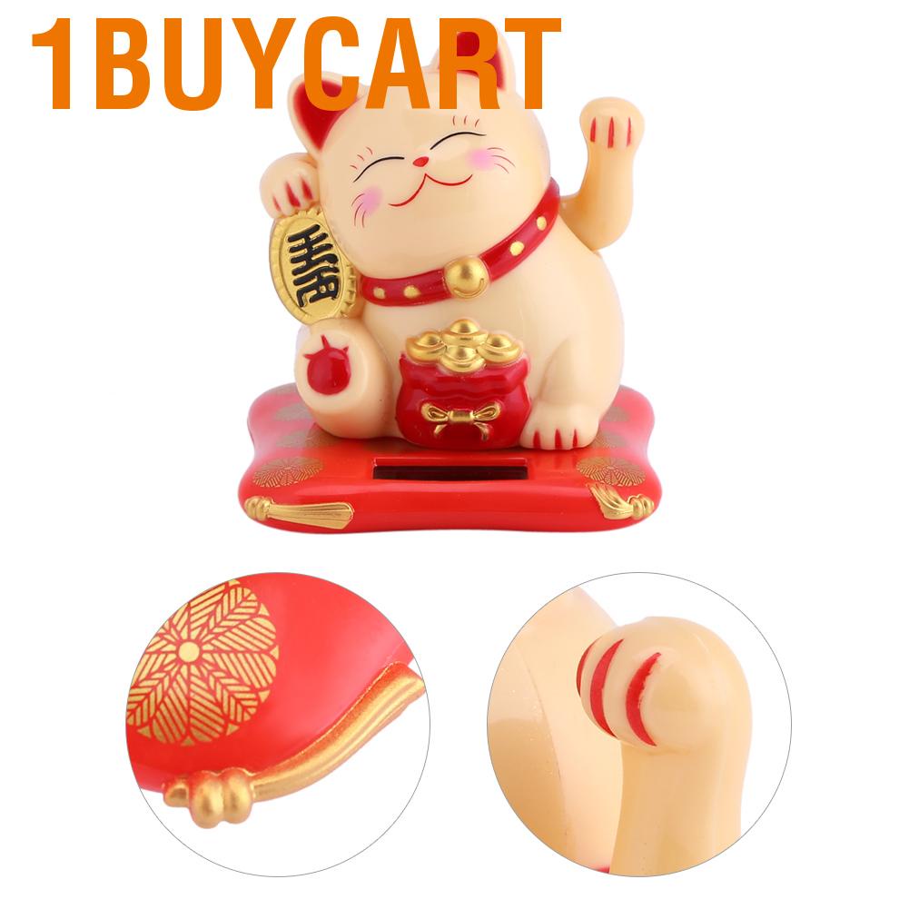 Mô hình mèo vẫy tay may mắn sử dụng năng lượng mặt trời
