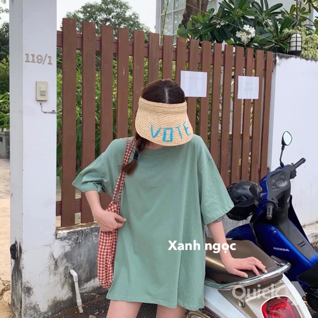 Áo phông trơn tay lỡ 🍒FREESHIP 🍒 áo phông unisex nam nữ dáng rộng màu đen trắng đỏ vàng tím xanh hồng