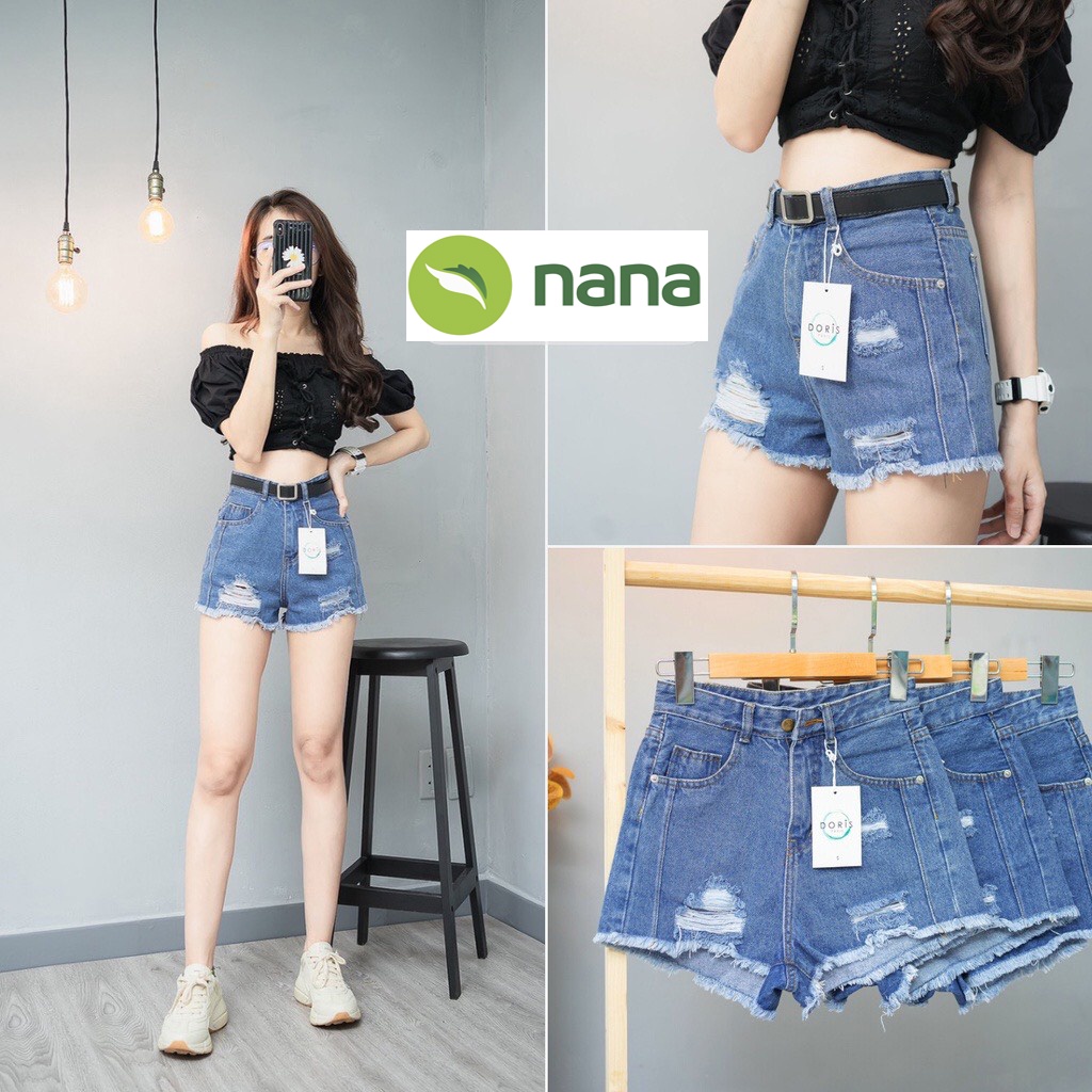 Quần Short Jeans Nữ Cá Tính - Quần Đùi Nữ phong cách đường phố ảnh chụp thật đầy đủ size | BigBuy360 - bigbuy360.vn