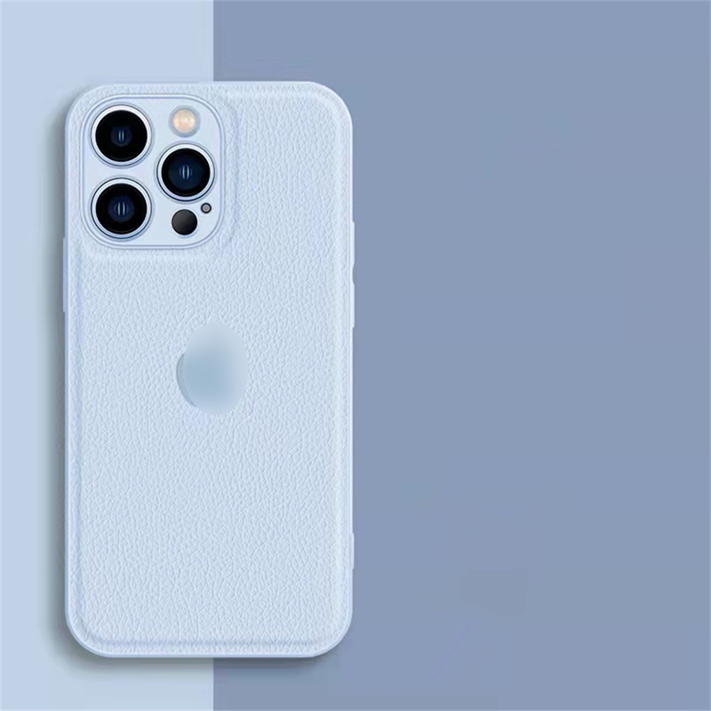 Ốp Điện Thoại Da In Logo Linh Hoạt Chống Sốc Cho iPhone 13 12 11 Pro Max Promax XS Max XR X 7 Plus 8 8Plus