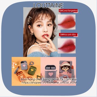 Son Airpod HenFang hàng nội địa Trung cao cấp mềm mịn 3 tone với 6 màu đẹp nhiều màu (set 2 thỏi)