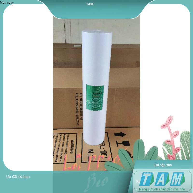 Lõi lọc PP 20inch *béo* dùng cho cốc béo to ren 34