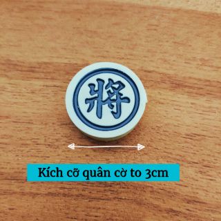Cờ tướng nhựa 3 cm có hộp và bàn cờ nilong