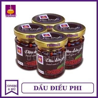 COMBO 4 HŨ DẦU ĐIỀU PHI YESHUE 100G - Thương hiệu: YESHUE