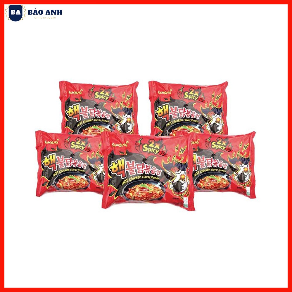 Mì khô gà cay mì trộn khô mì cay 2x mì cay nước Samyang Hàn Quốc đủ loại [ COMBO 5 GÓI ] - BAOANH | BigBuy360 - bigbuy360.vn