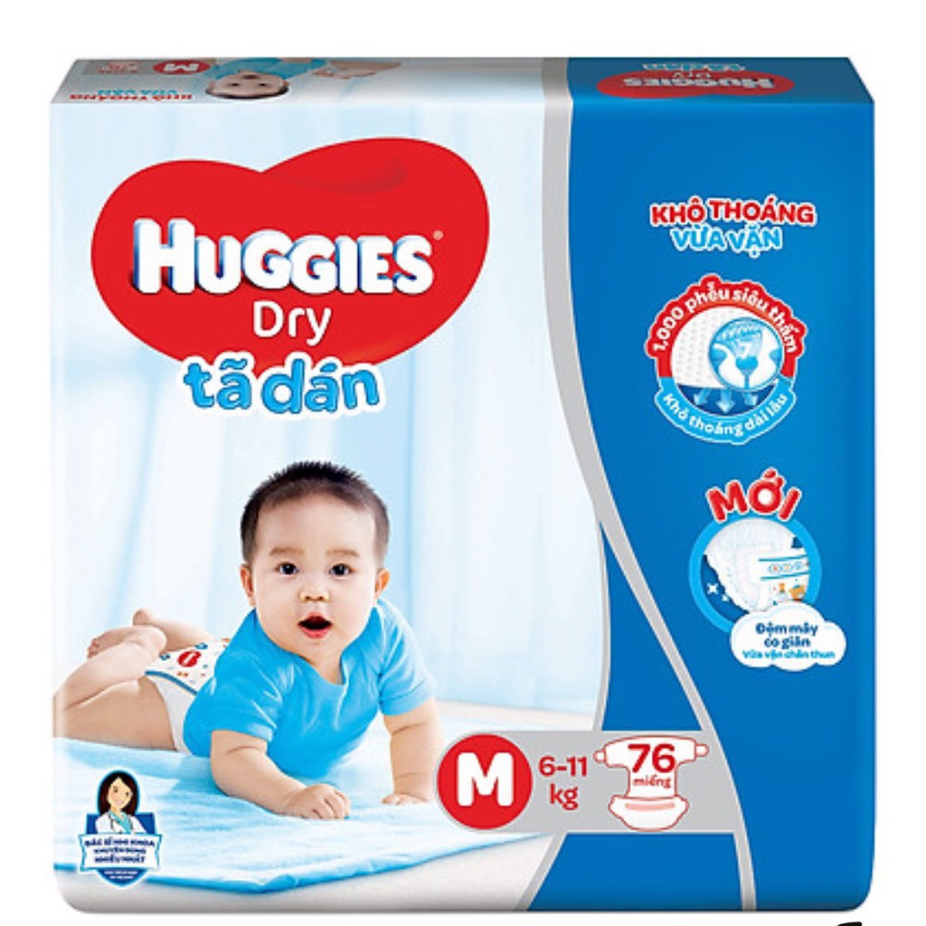 Tã dán Huggies Xl38-L68-M76-M48-L42-S56-NB1-NB2