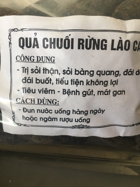 Bán Nhanh - Quả Chuối Rừng Khô Tây Bắc Loại 1 | Đóng Gói 1kg