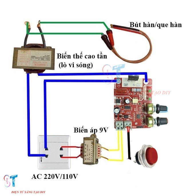 Biến Áp Chuyên Dụng Chế Máy Hàn Cell Pin