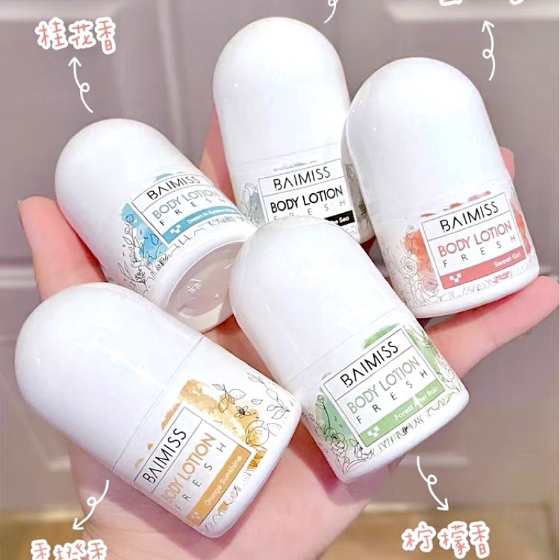Lăn Khử Mùi Cơ Thể BAMISS BODY LITION FRESH Sáng Da Mờ Thâm Lăn Nách Hương Nước Hoa | BigBuy360 - bigbuy360.vn