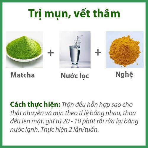 Bột trà xanh nguyên chất gói 100g