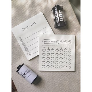 Giấy Note Check List Ghi Chú Đánh Dấu Công Việc