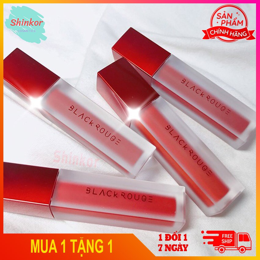 [MUA 1 TẶNG 1]  Son Kem Lì Black Rouge Air Fit Velvet Tint Shinko