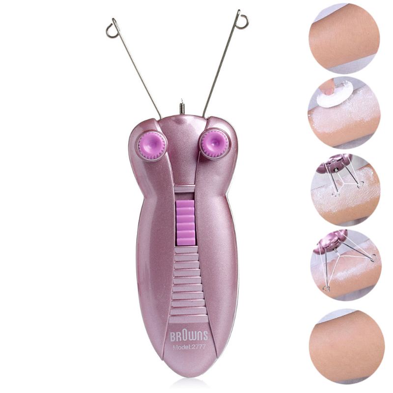 Máy Cạo Lông Mặt Và Cơ Thể Chạy Bằng Điện Có Sợi Cotton Thiết Kế Tiện Dụng