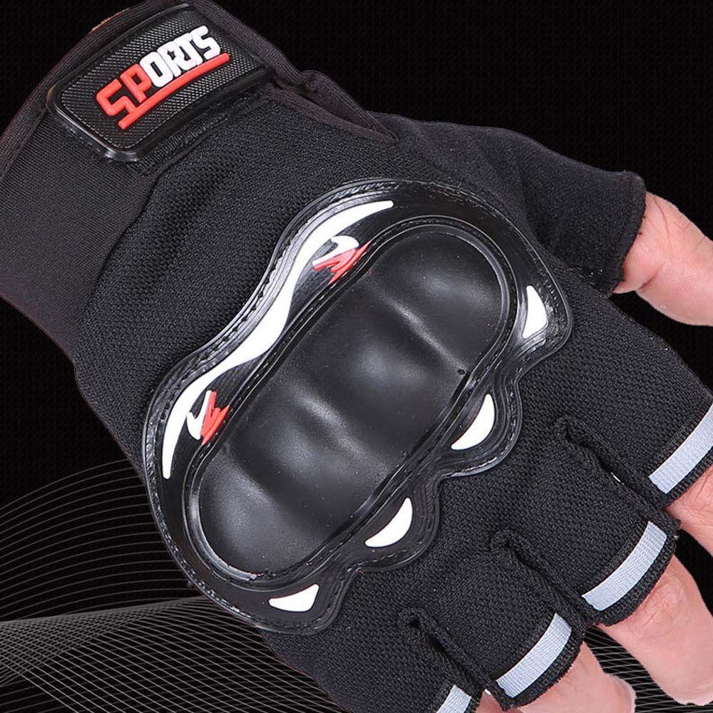 1 Đôi Găng Tay Thể Thao Nửa Ngón Chống Sốc Chống Trượt Bảo Vệ Khi Lái Xe Mô Tô