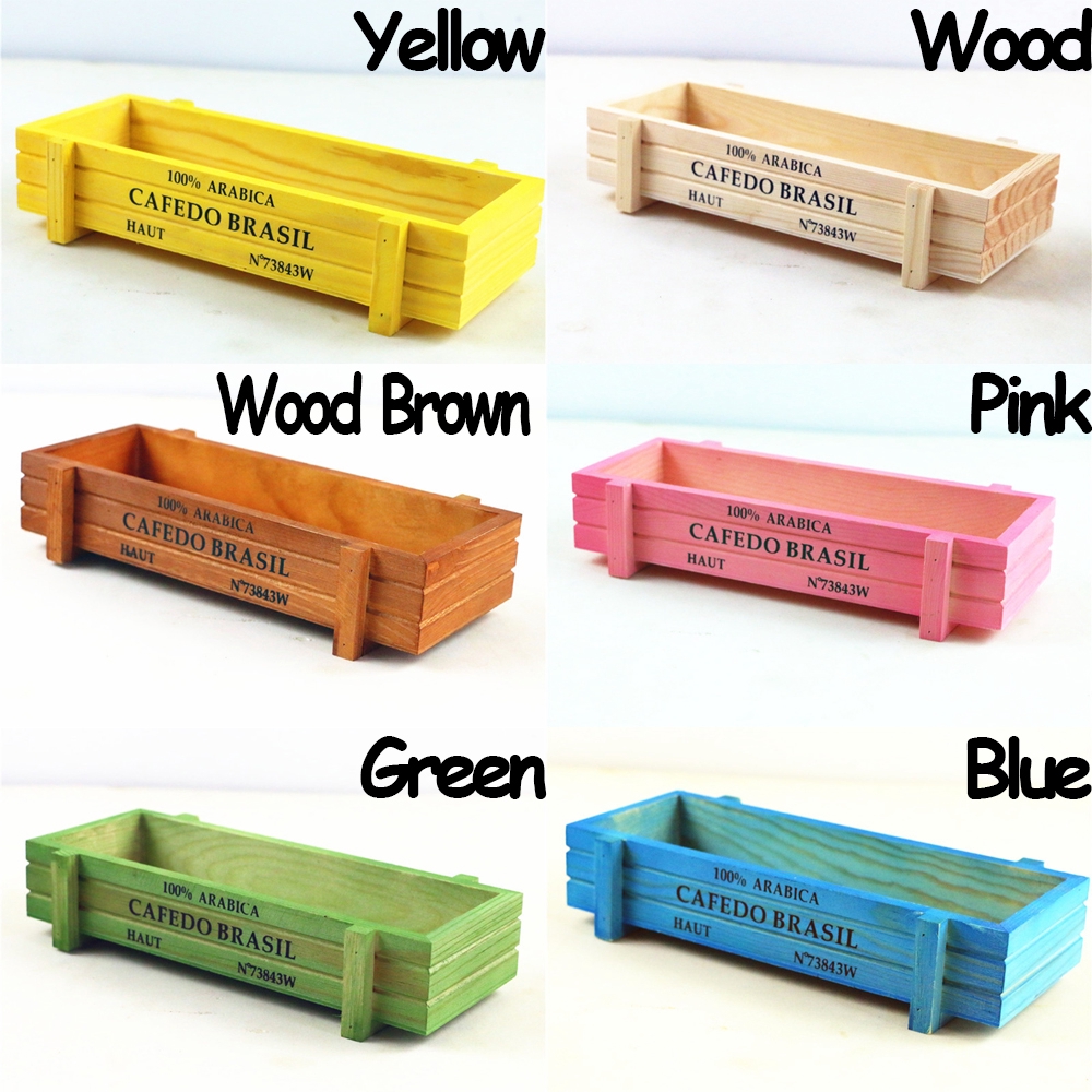 Chậu hoa bằng gỗ để trồng cây