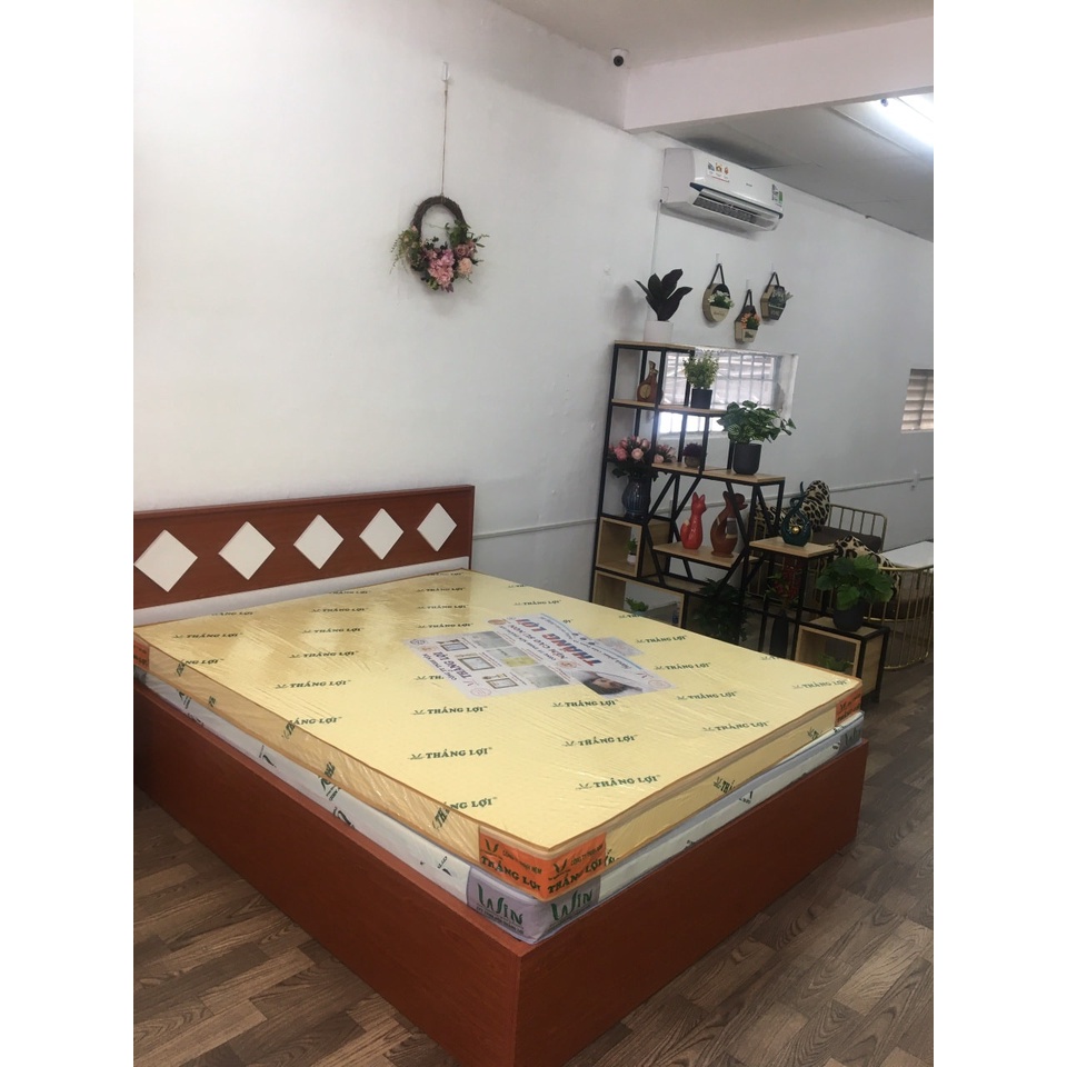 Nệm cao su non Thắng Lợi size 1m6x2mx10cm hàng chính hãng, bảo hành 15 năm về sụt lún