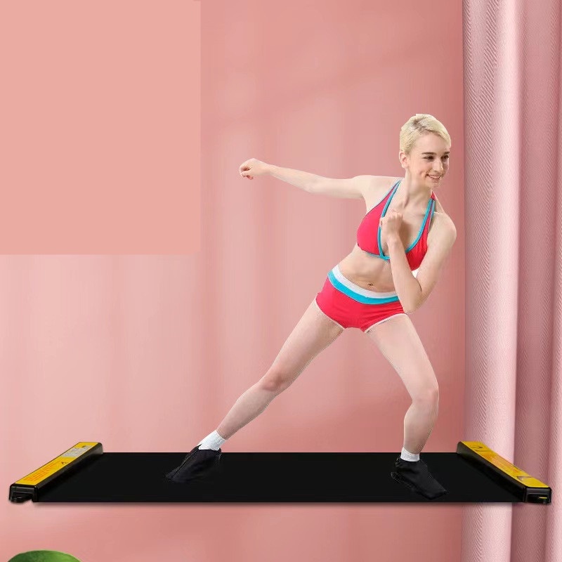 Thảm Trượt Loại Lớn 1.8m Thể Thao Kiêm Thảm Tập Yoga, Thảm Tập Thể Dục Tại Nhà Loại 1 Cao Cấp Tặng Kèm Giày Tập