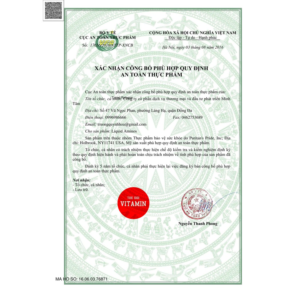 Liquid Aminos Viên uống kích thích ăn ngon, hỗ trợ tăng cơ, tăng cân 50 viên