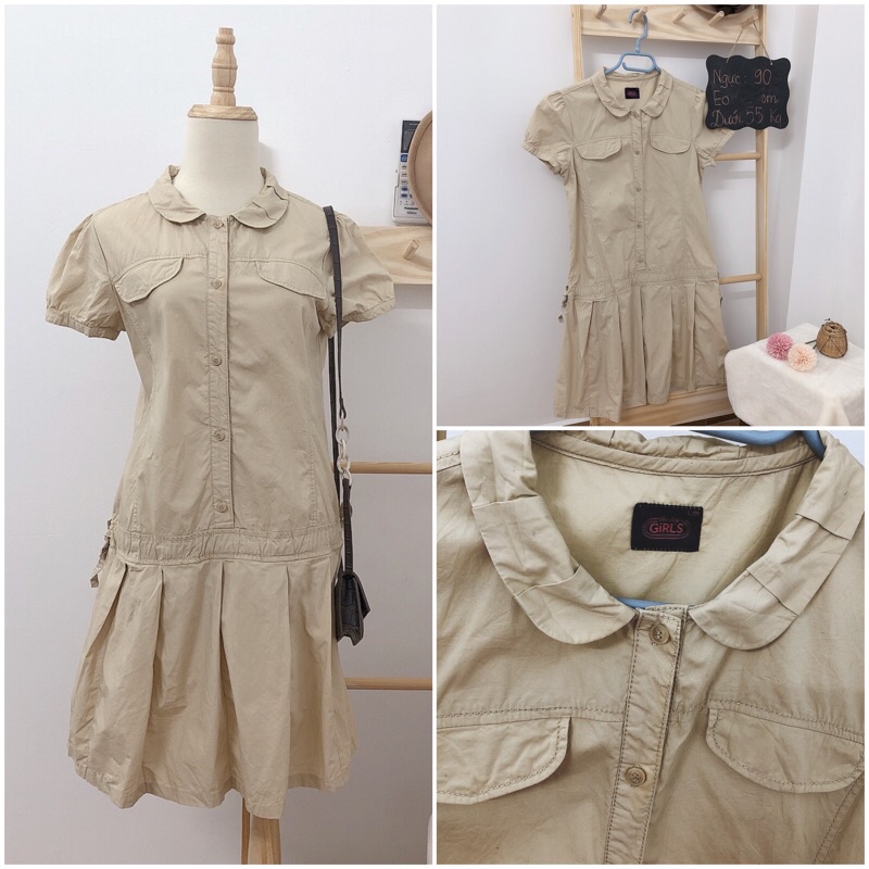 Đầm sơ mi Nhật Hàn hiệu hot