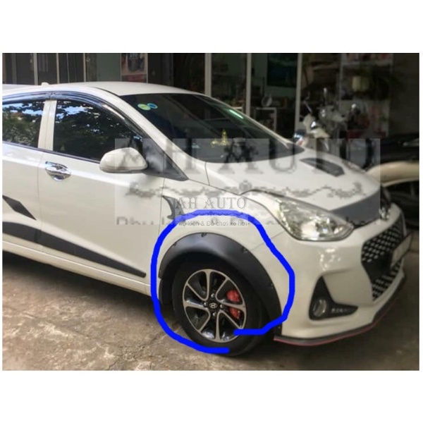 Cua Lốp Hyundai I10 Mẫu Thể Thao Chống Xước Và Chống Va Quẹt Xe