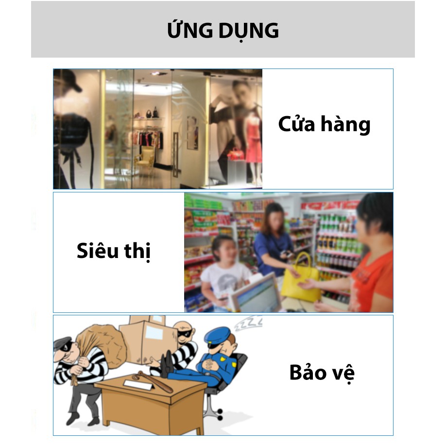 Chuông báo khách cảm biến hồng ngoại 2 chiều, báo trộm hiệu quả