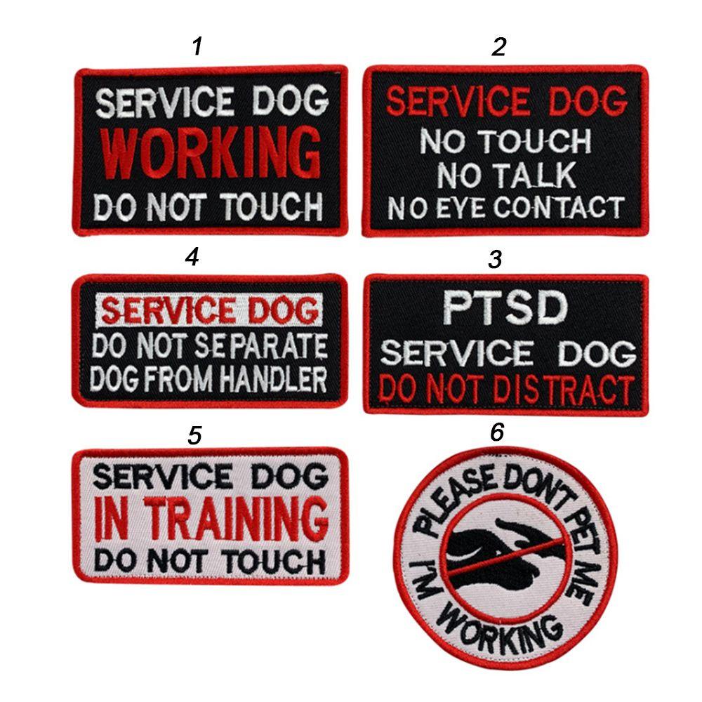 Miếng Dán Trang Trí Quần Áo Hình Chữ Do Not Touch In Training Service