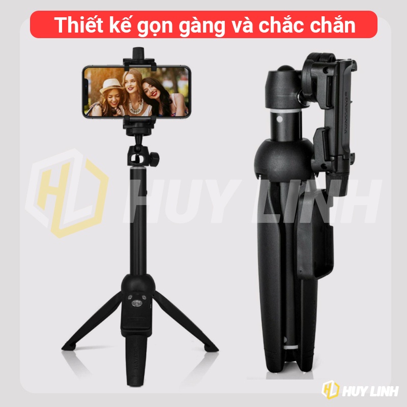 Gậy chụp hình đa năng kiêm chân tripod Yunteng YT-9928 kèm remote bluetooth